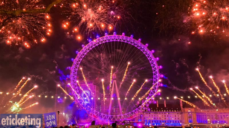 London New Year Fireworks Tickets 2025 | London New Year Eve Fireworks Tickets
